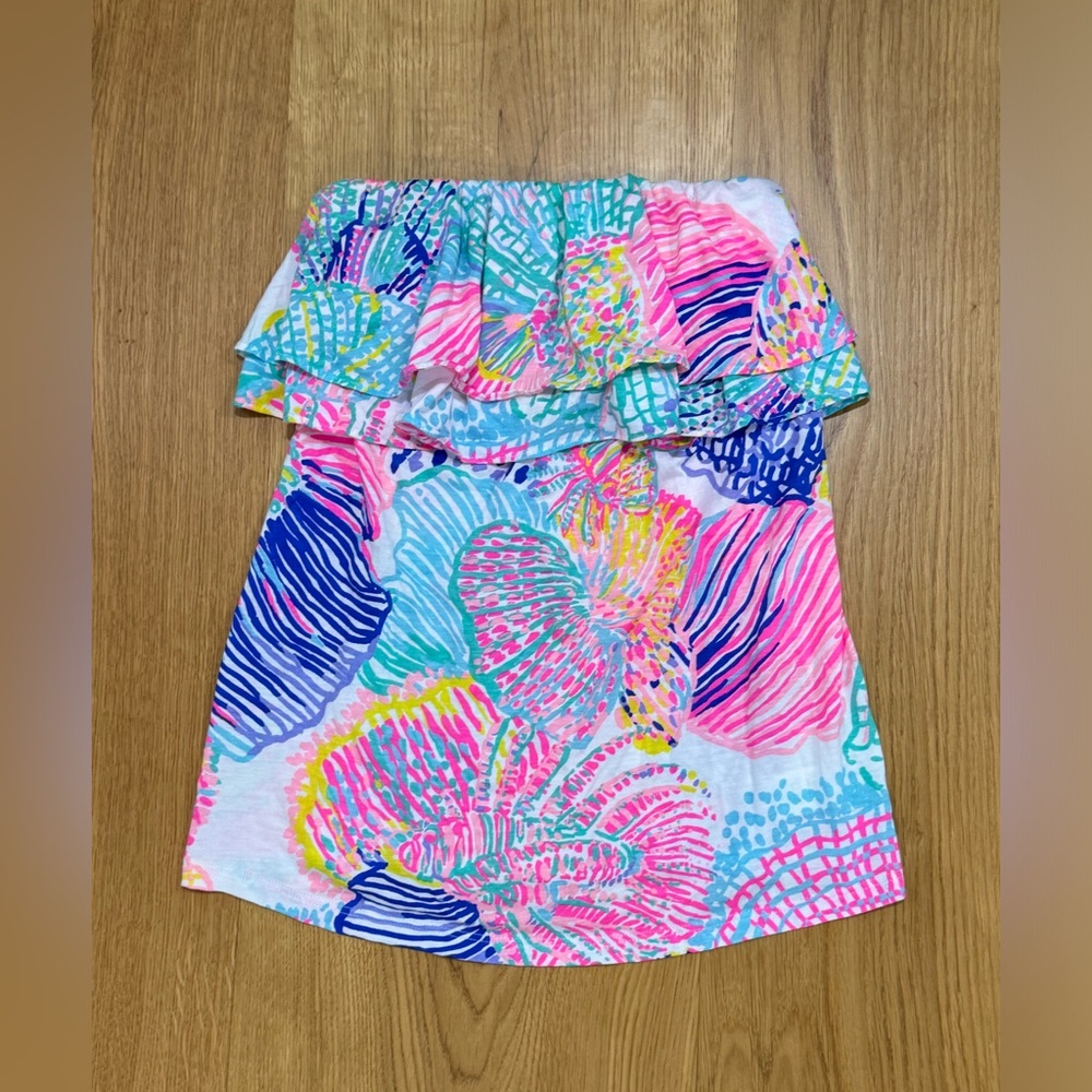 Lilly Pulitzer Multicolor Strapless Top